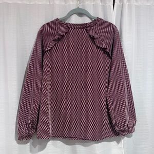 Women’s Burgundy Blouse